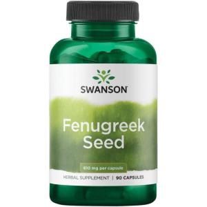 Swanson Full Specturm Fenugreek Seed – Herbal Supplement – (610 Milligrams 90 Capsules)