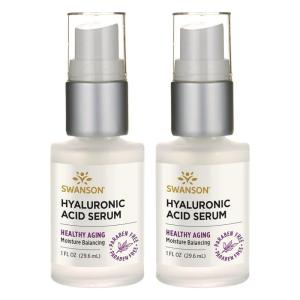 Swanson Hyaluronic Acid Serum 1 fl oz Serum (2 Pack)