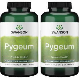 Swanson Pygeum – Herbal Supplement – Men’s Health Supplement – (120 Capsules Each, 400 mg) 2 Pack(120 Count (Pack of 2))