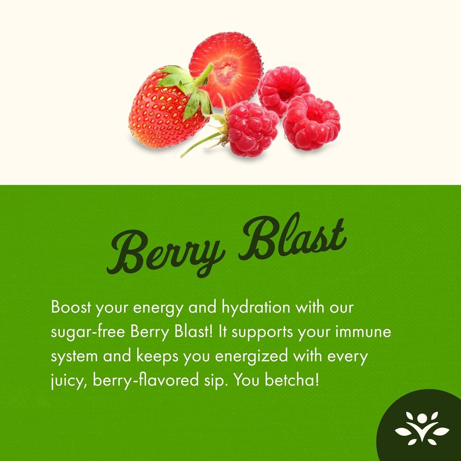 imageSwanson Simply Hydrate Electrolyte Powder Mix SugarFree Drink Mix with 0 Calories Convenient OnTheGo Hydration Powder Advanced Electrolyte Drink Mix Berry Blast Flavor 30 Packets