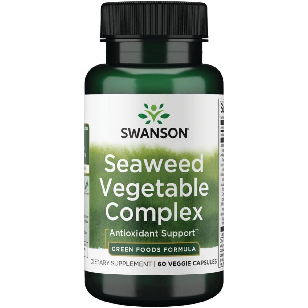imageSwanson GRN Seaweed Vegetable CMPLX 60VEG CP