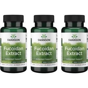 Swanson Maximum Strength Fucoidan Extract – Herbal Supplement Promoting Immune System Function – Natural Formula Supporting Overall Health – (60 Veggie Capsules, 500mg Each)(60 Count (Pack of 3))